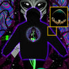 Alien Ramen |Shroomaniac| Psychedelic Alien UFO Hoodie