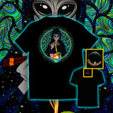 Alien Ramen |Shroomaniac| Psychedelic Alien UFO Shirt