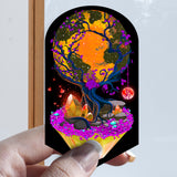 Between Life and Tech |Shroomaniac| Psychedelic Nature Stickers
