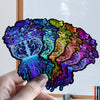Mushrooms On The Brain |Shroomaniac| Psychedelic Mushroom Stickers