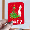 What Llama Christmas Llama Brat Stickers